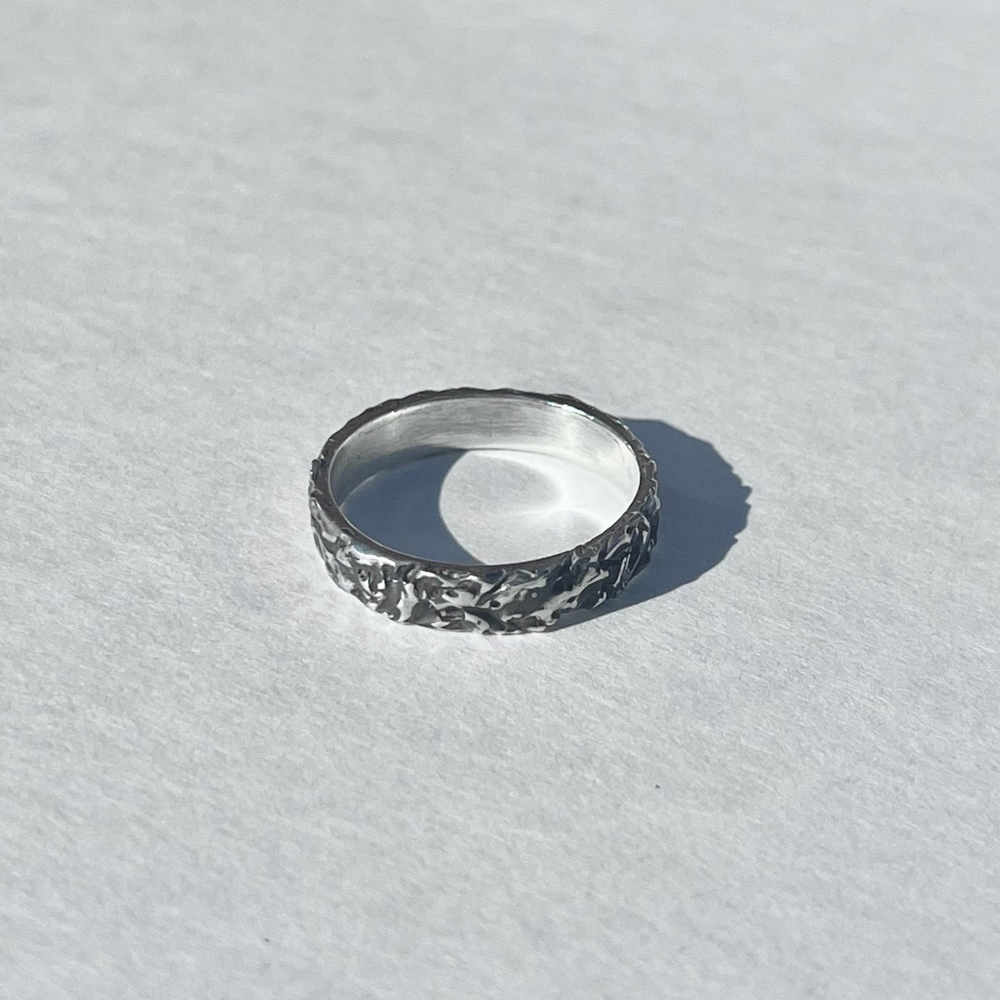 CRYOKARST silver ring
