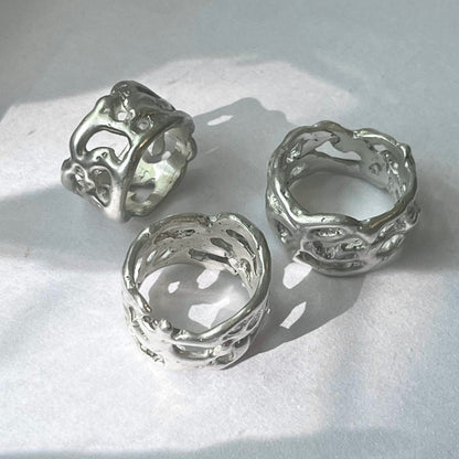 TAFONI silver ring