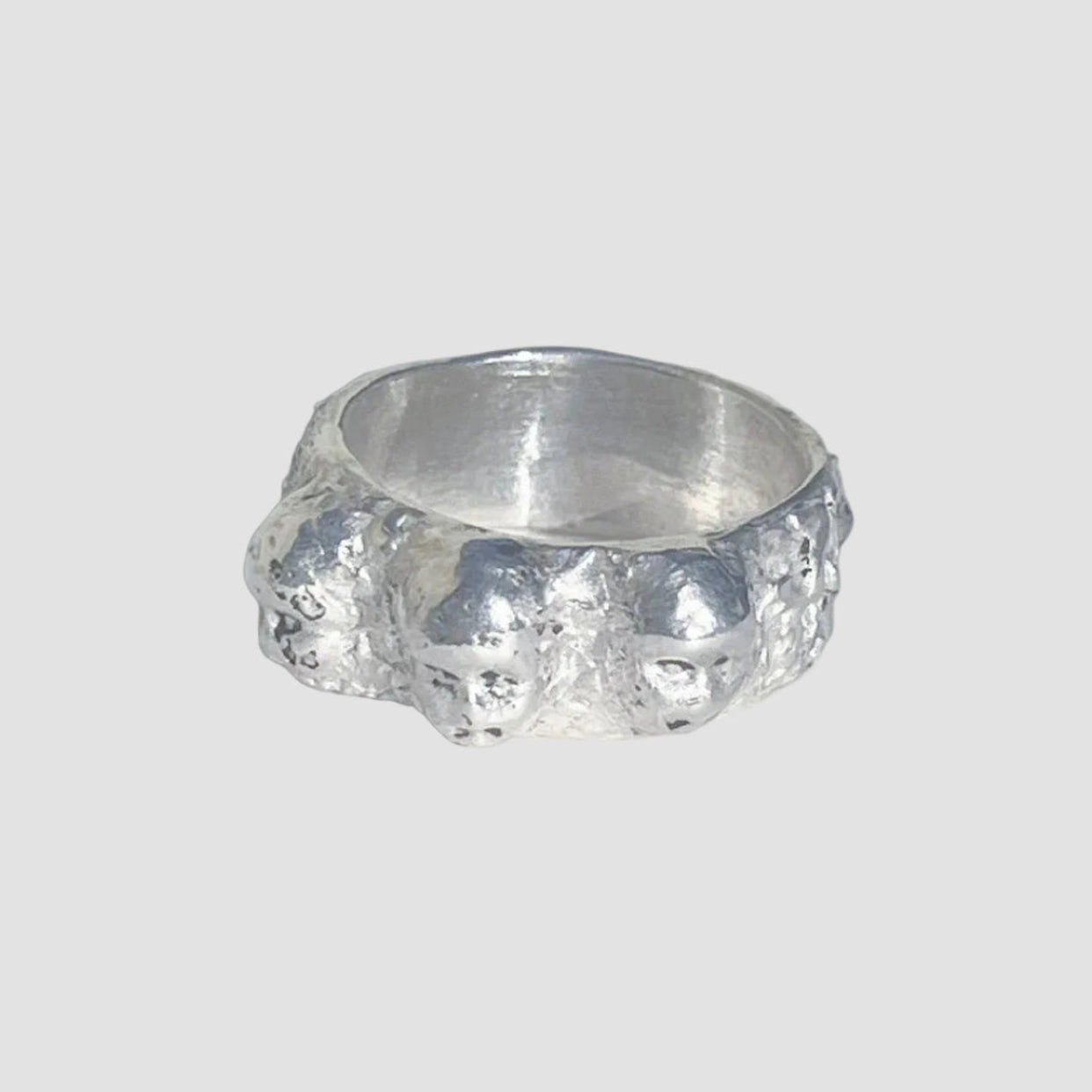 FACE III silver ring