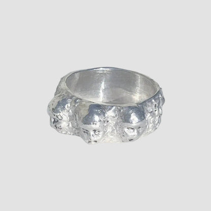 FACE III silver ring