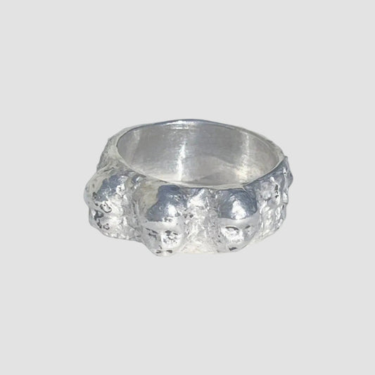 FACE III silver ring