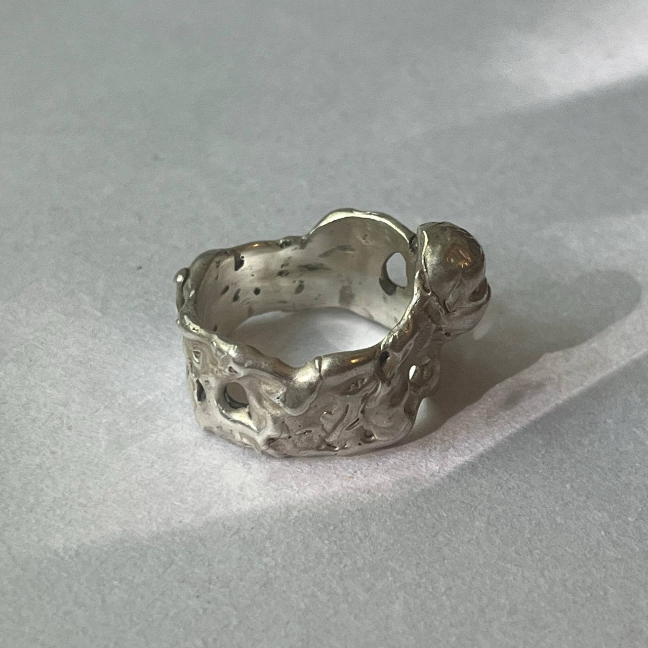 FACE l silver ring