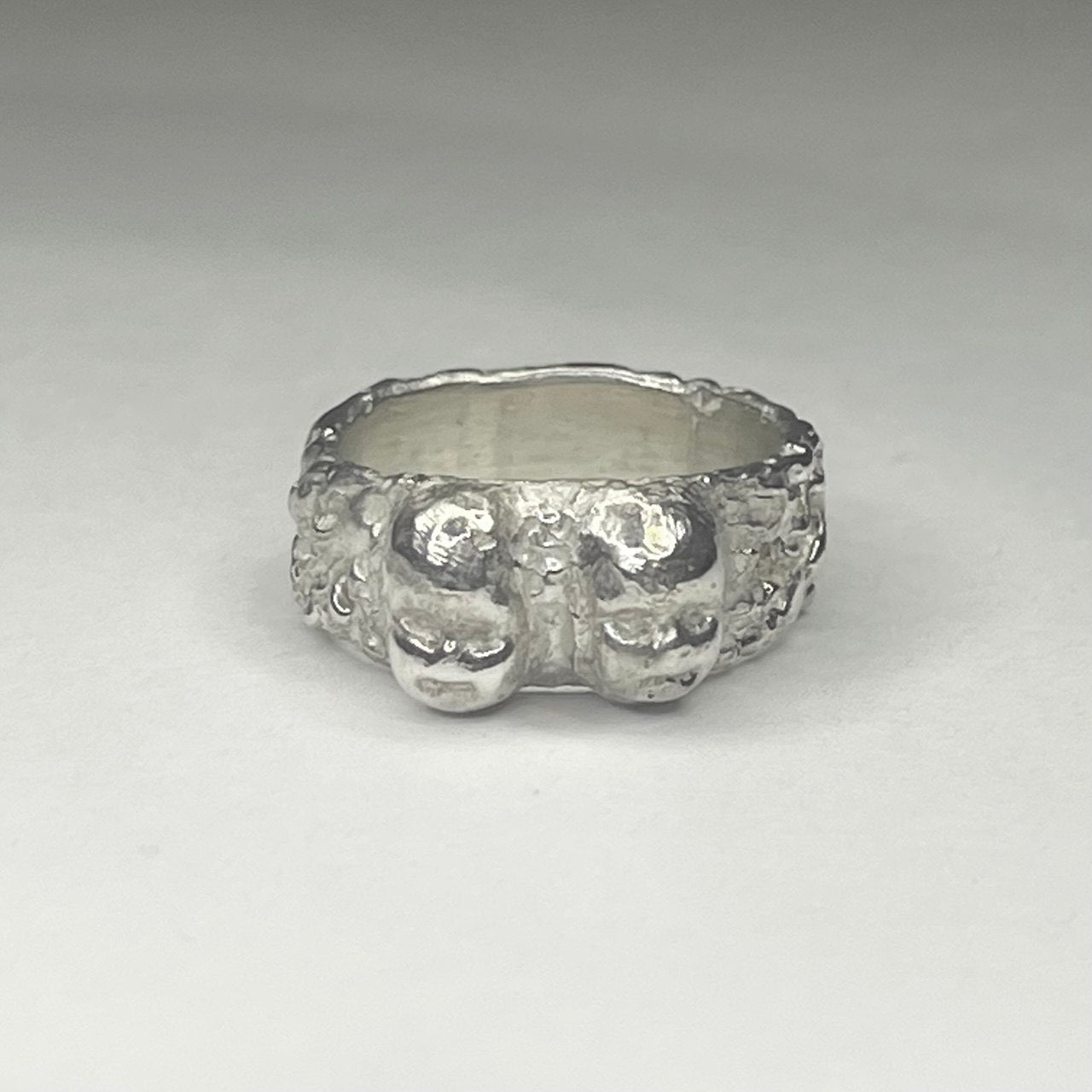 FACE II silver ring