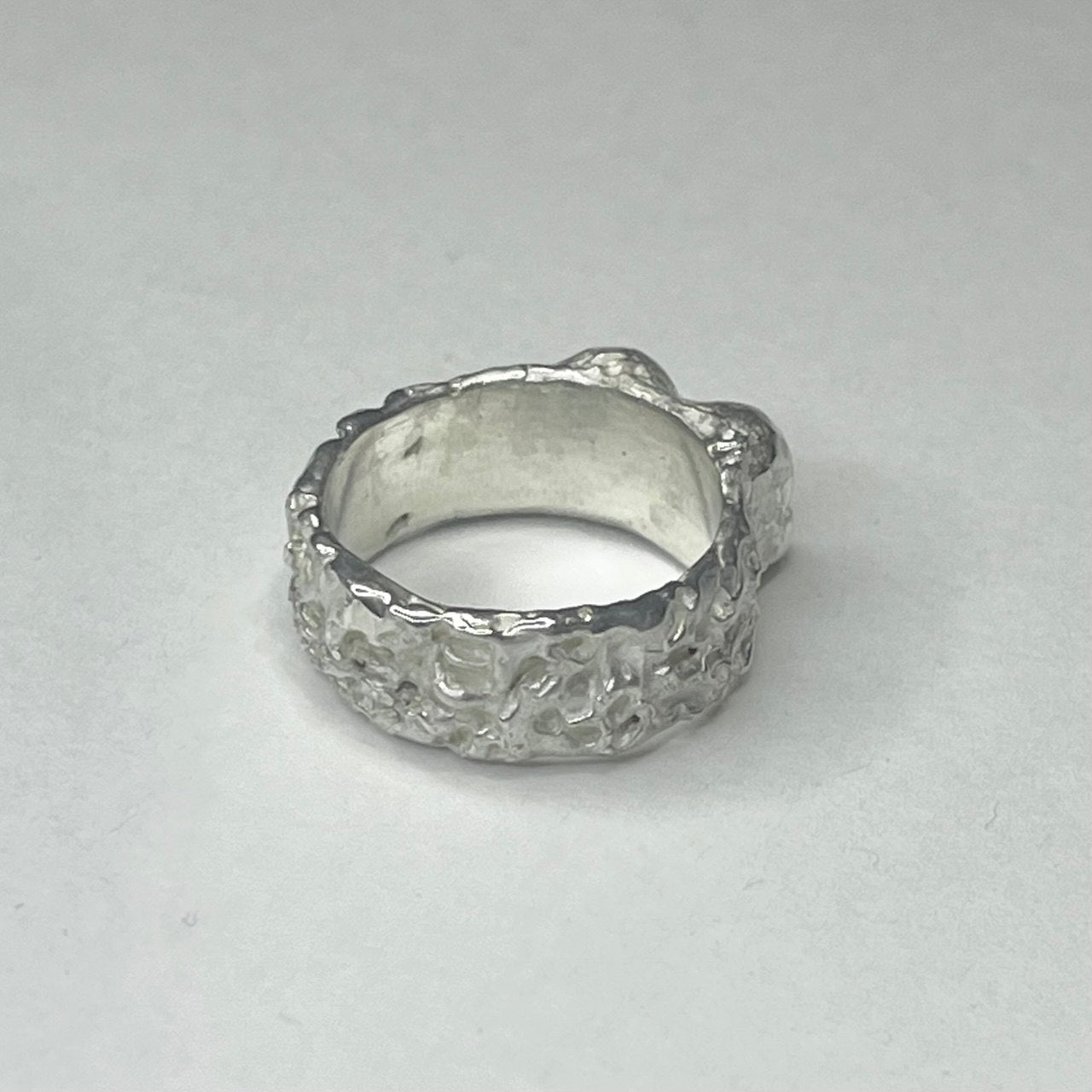 FACE II silver ring