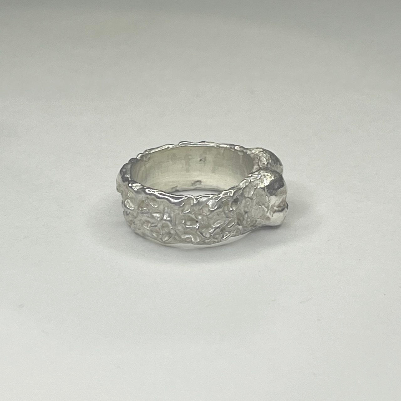 FACE II silver ring