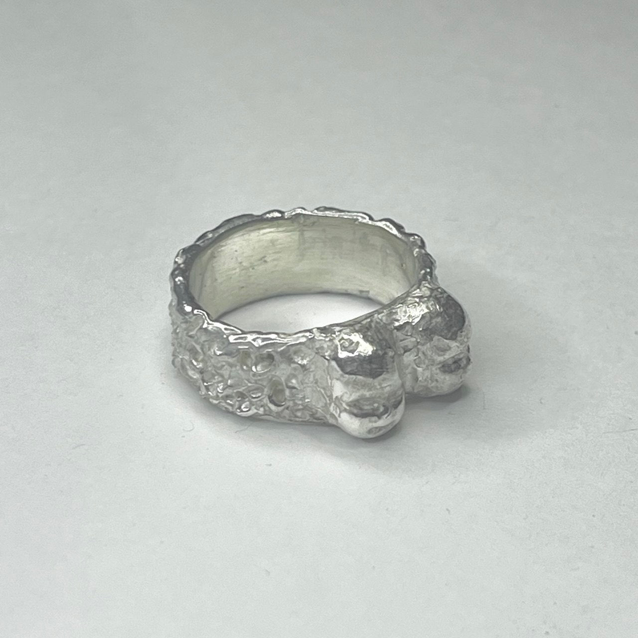FACE II silver ring