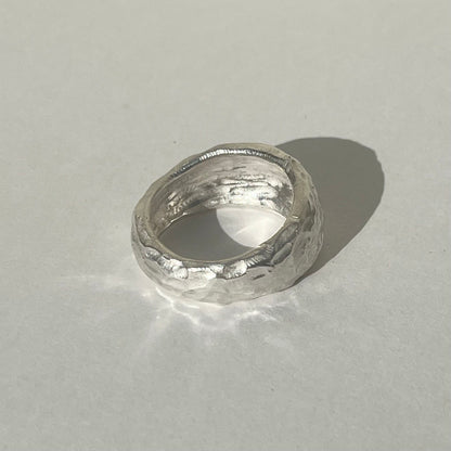 CREVASSE silver ring