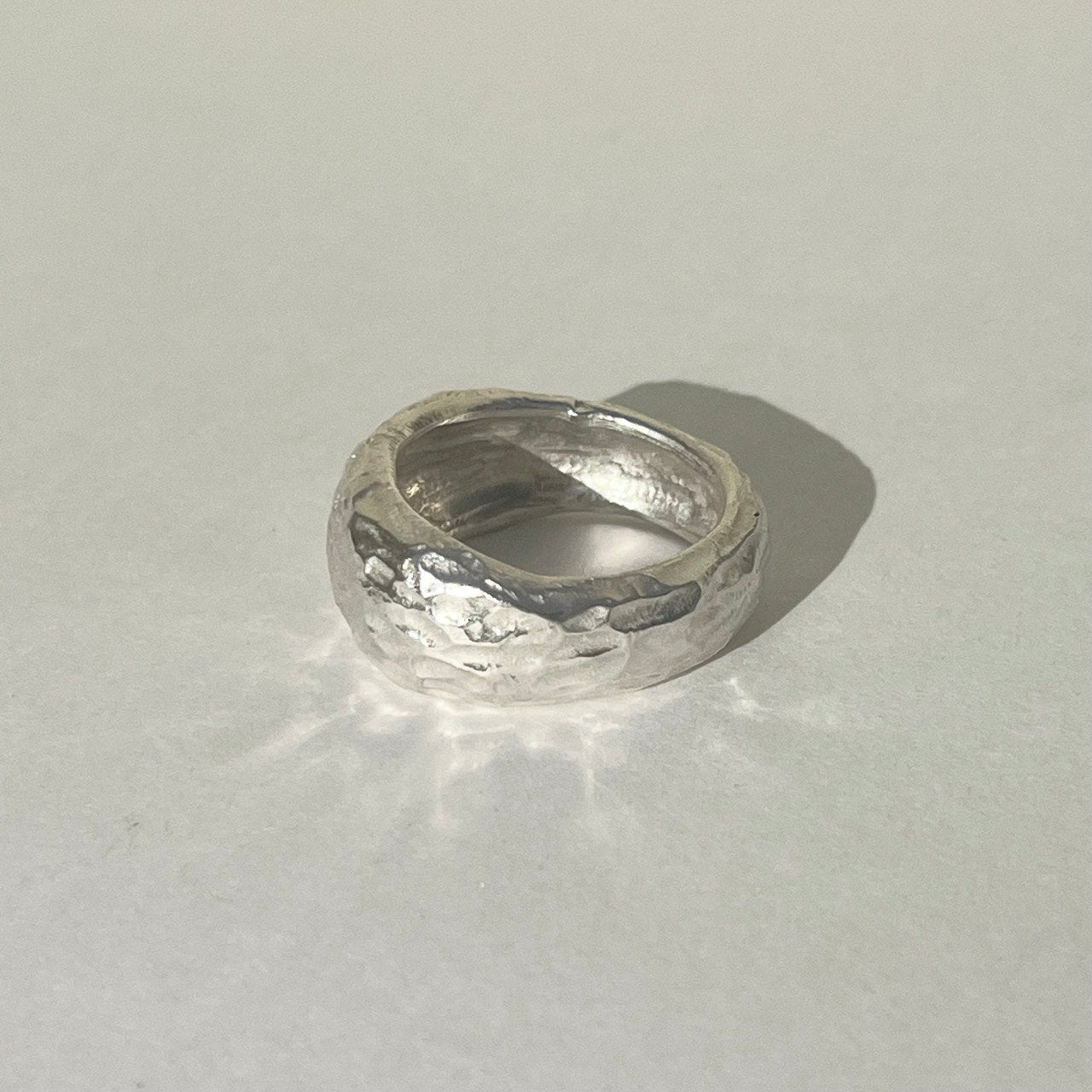 CREVASSE silver ring