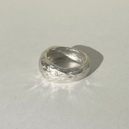 CREVASSE silver ring
