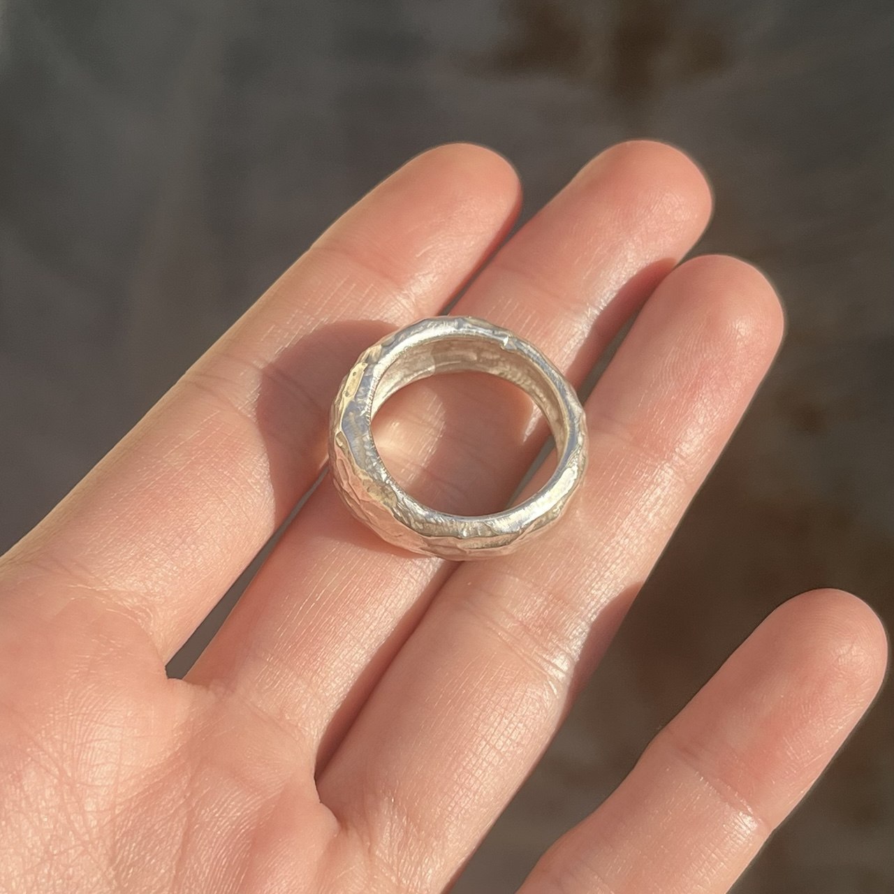 CREVASSE silver ring