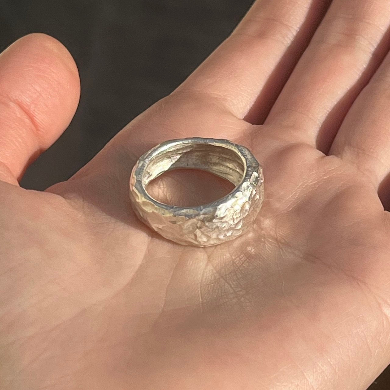 CREVASSE silver ring