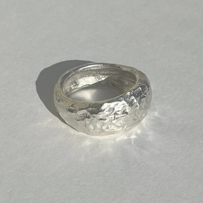 CREVASSE silver ring