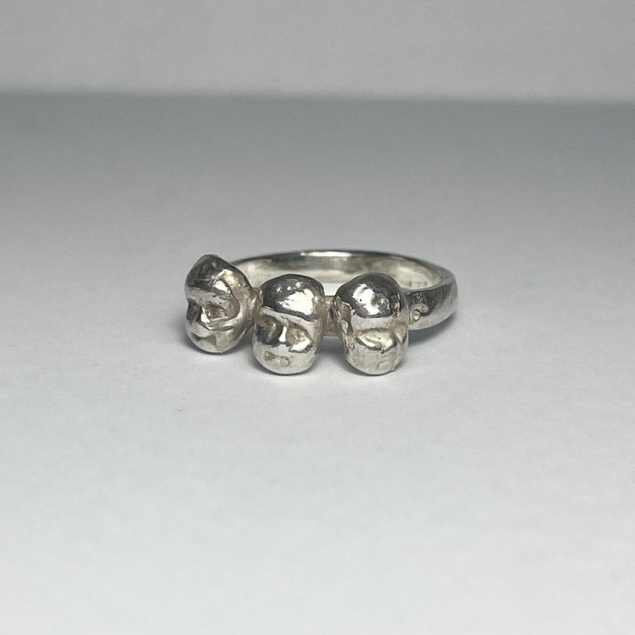 FACE V silver ring