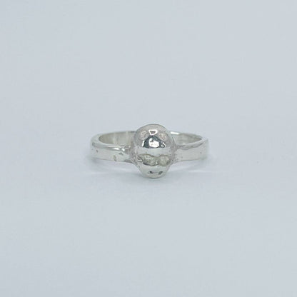 FACE lV silver ring