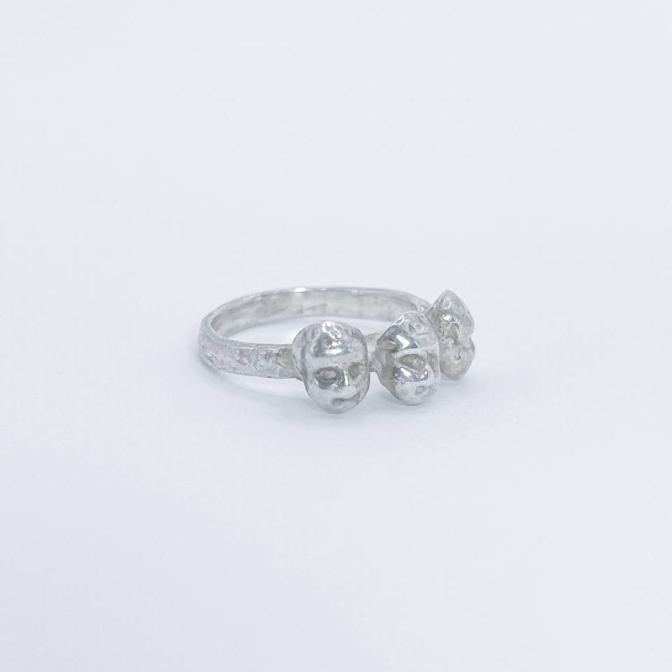 FACE V silver ring