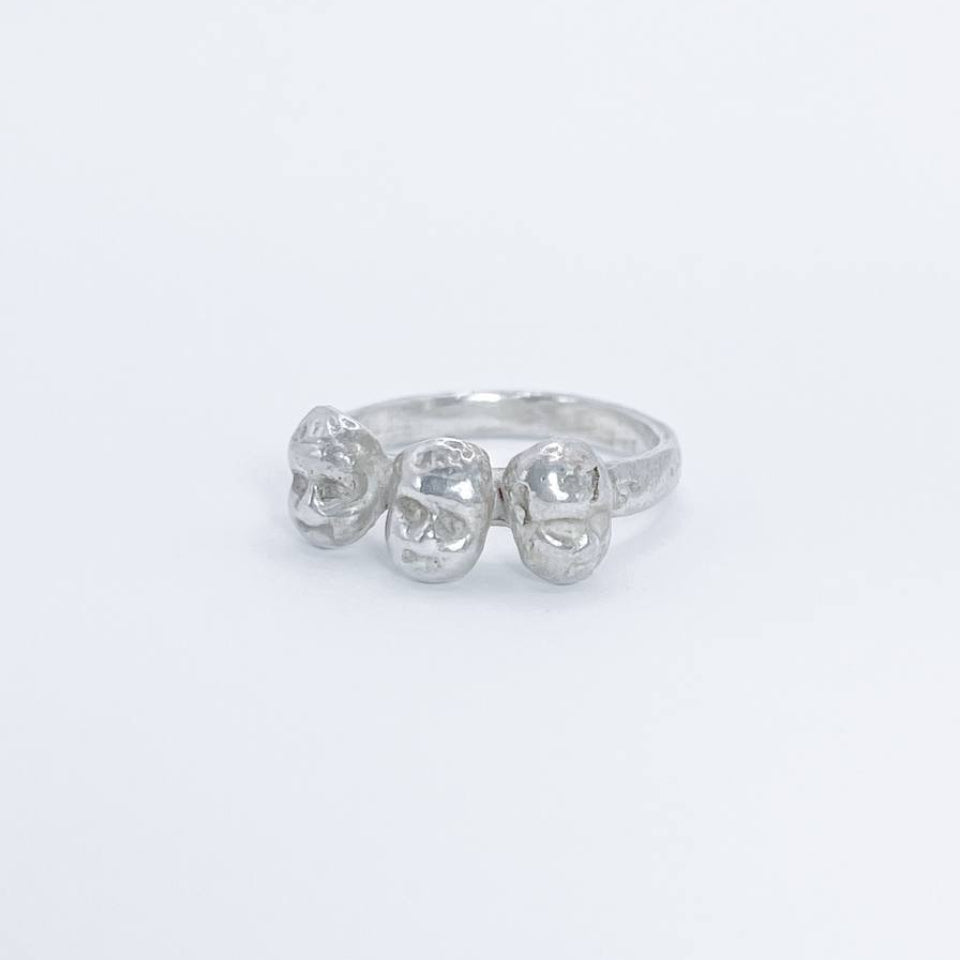 FACE V silver ring
