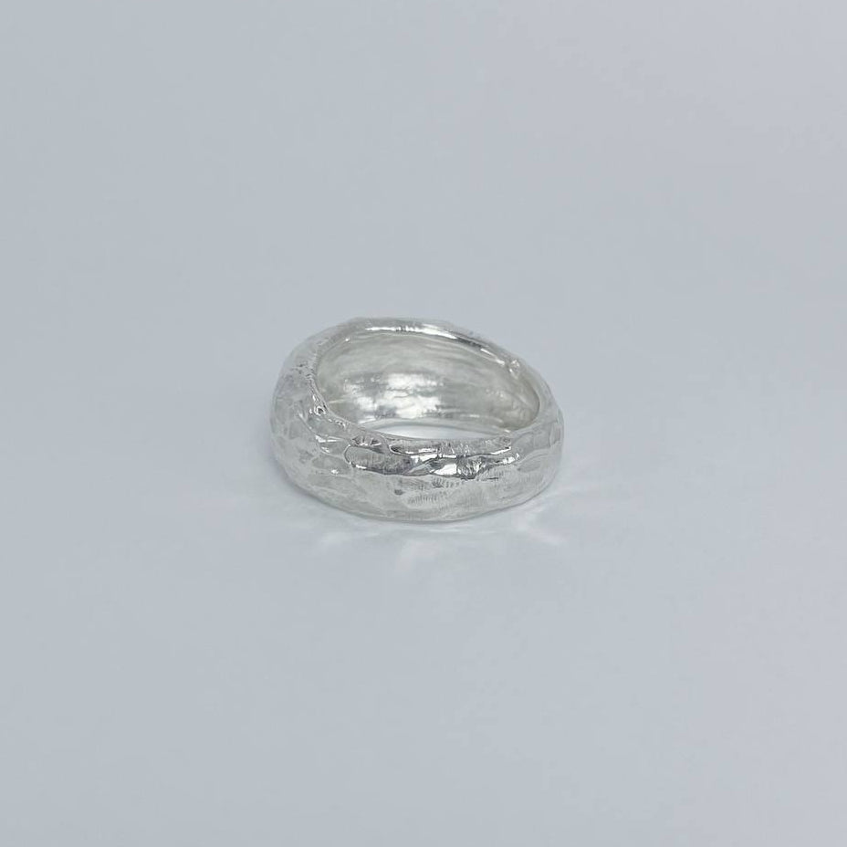 CREVASSE silver ring