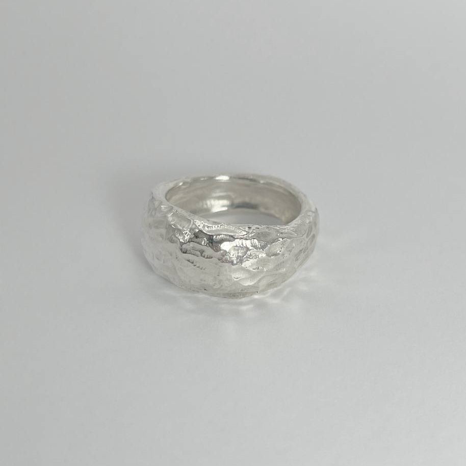 CREVASSE silver ring