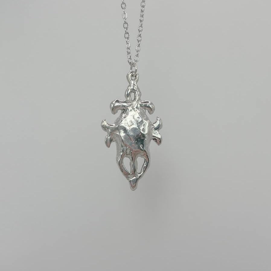 RELIQUARY silver pendant