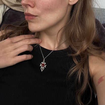 RELIQUARY silver pendant