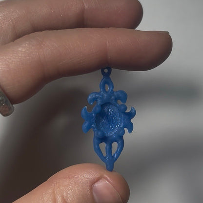 RELIQUARY silver pendant