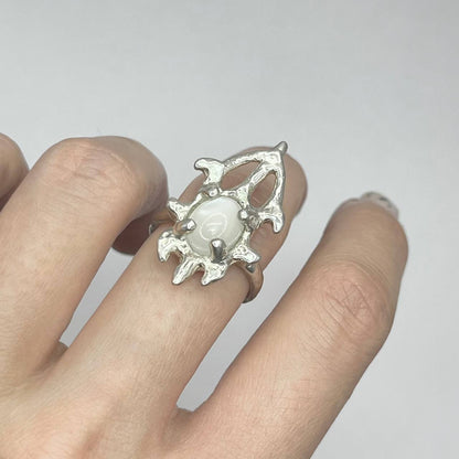 TRACERY silver ring