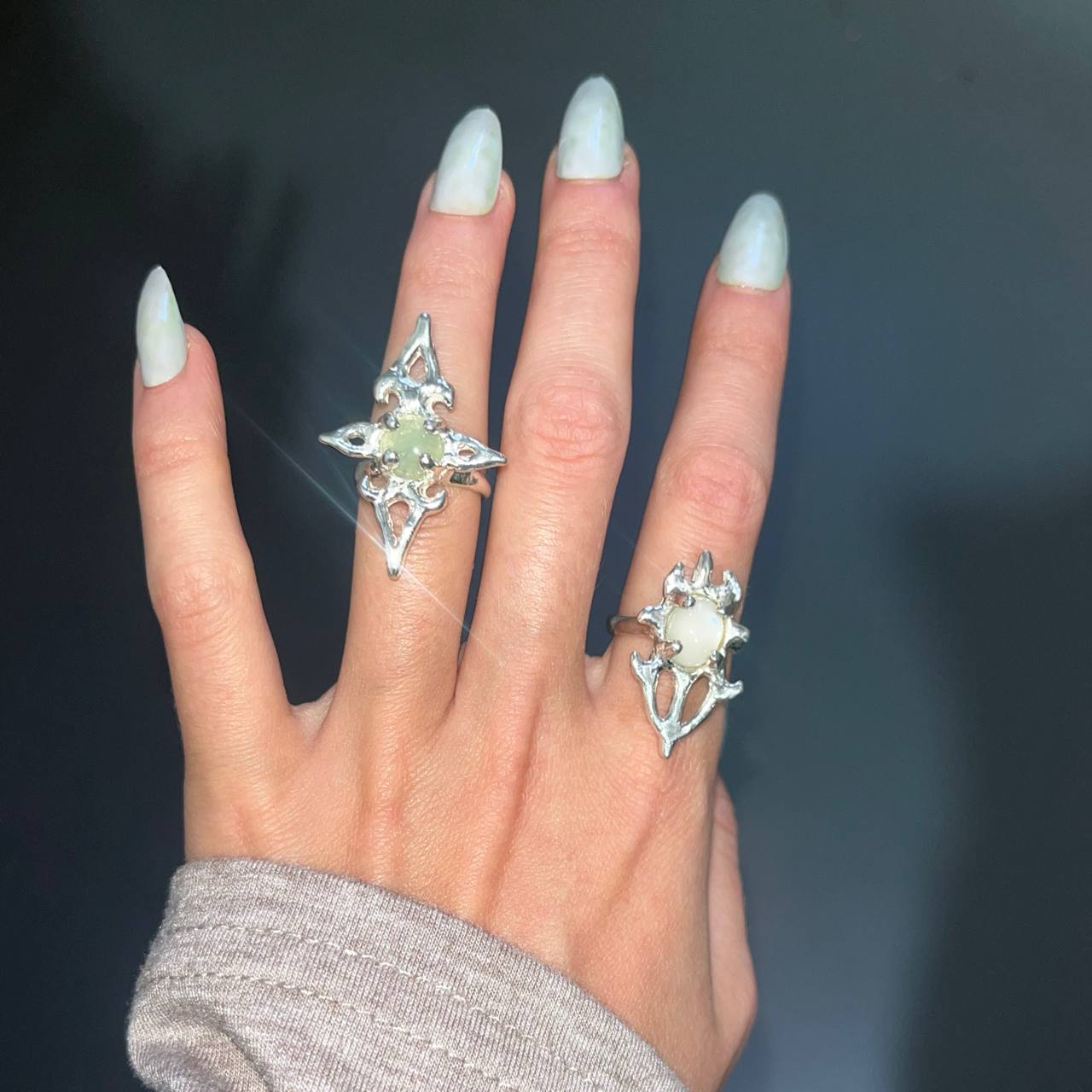 CROSSLET silver ring