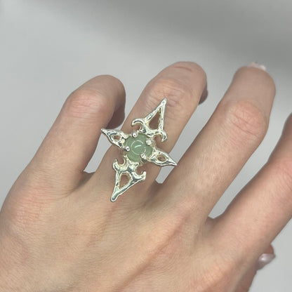 CROSSLET silver ring