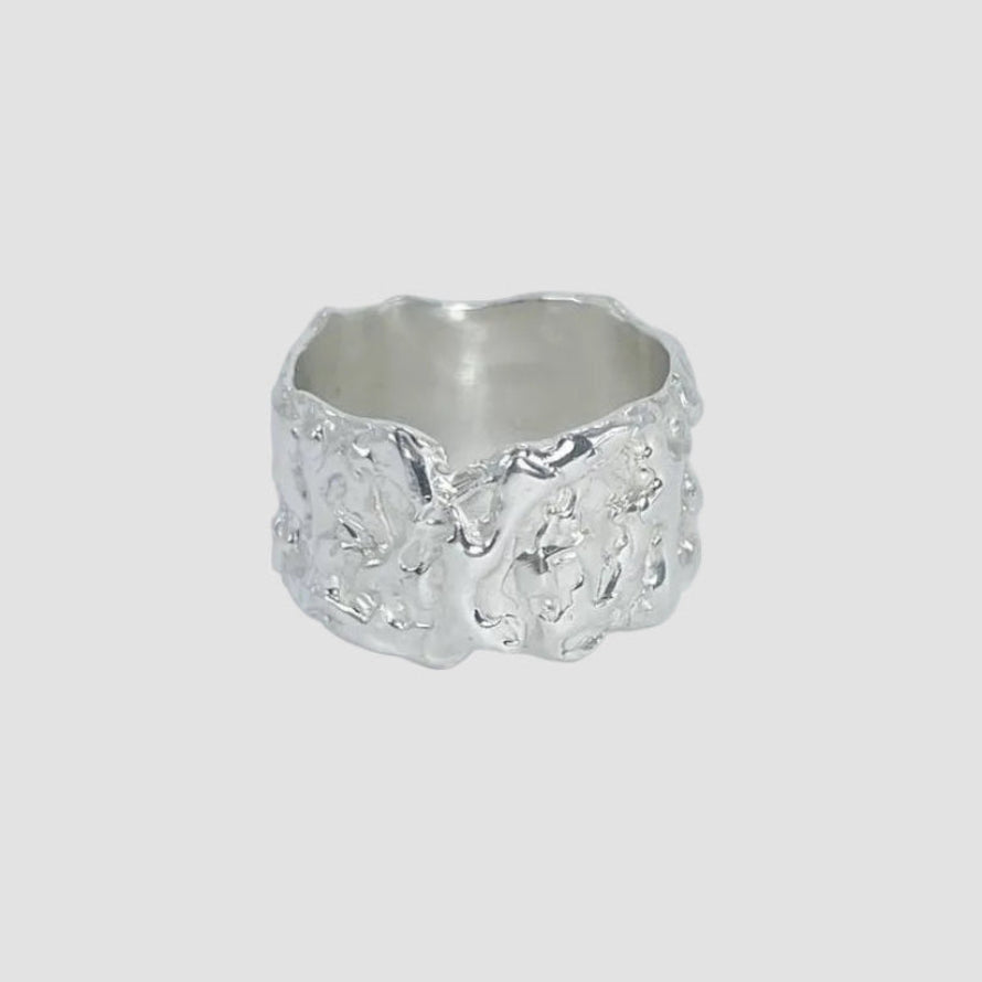 LAHAR silver ring