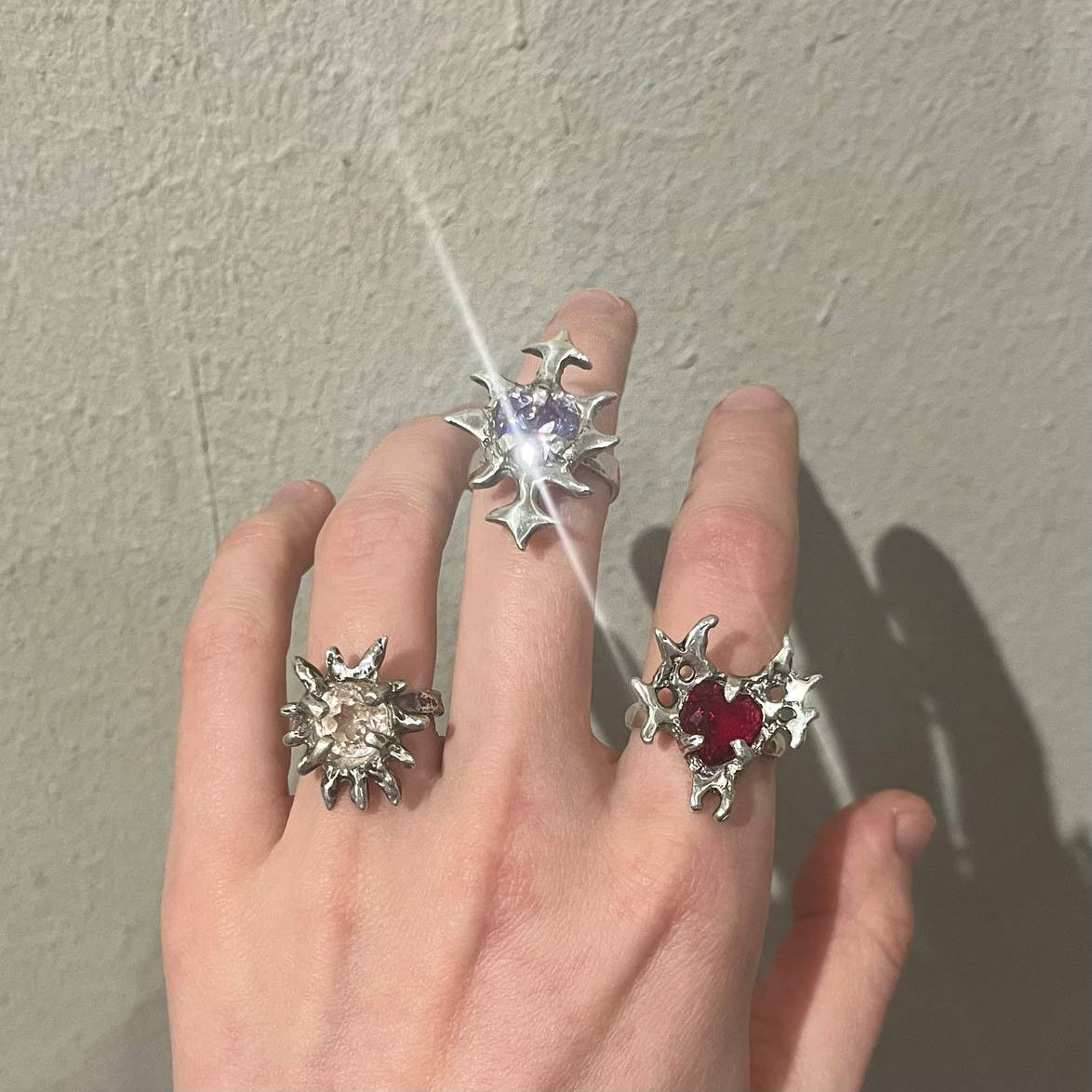 AURORA silver ring