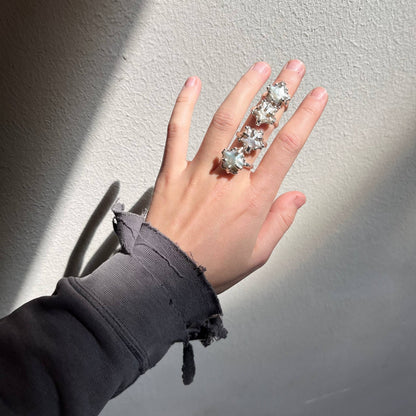 HYPHANTRIA silver ring
