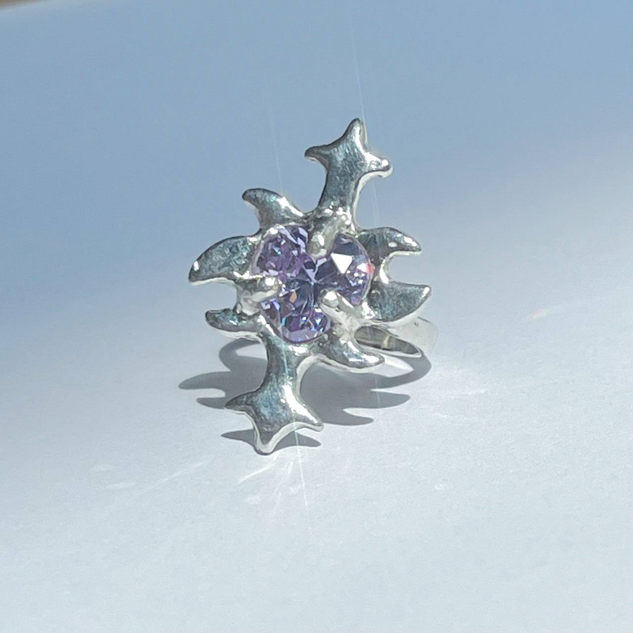AURORA silver ring
