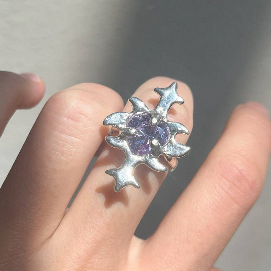 AURORA silver ring