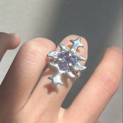 AURORA silver ring