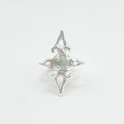 CROSSLET silver ring