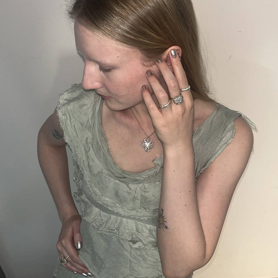 APATELODES silver pendant