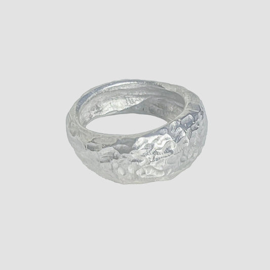 CREVASSE silver ring