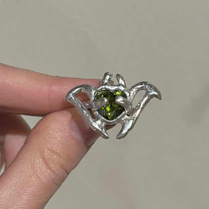 CHLOROCOMA silver ring