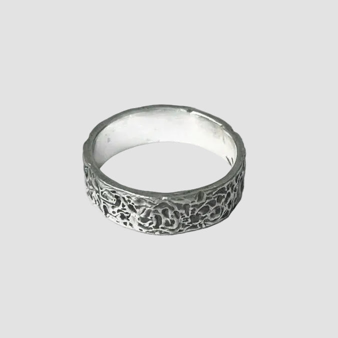 CRYOKARST silver ring