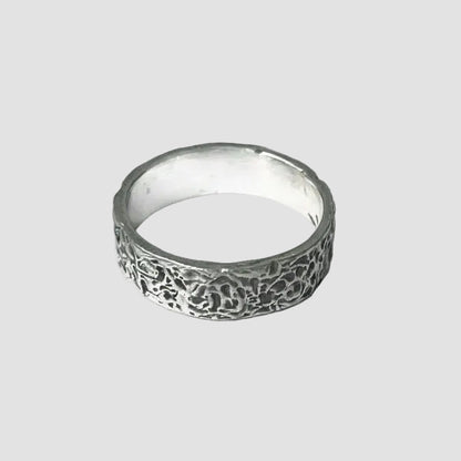 CRYOKARST silver ring