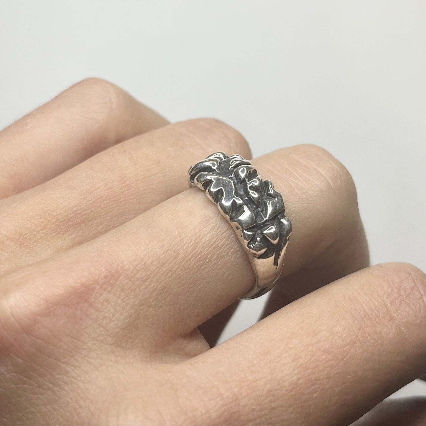 BUTTE silver ring