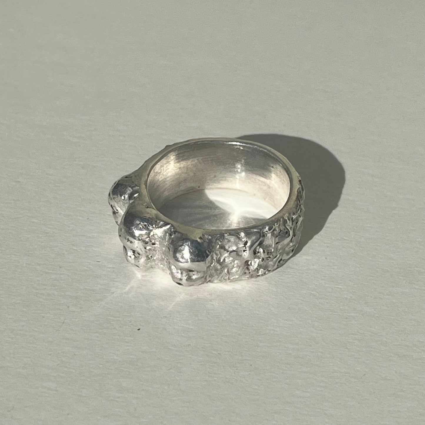 FACE III silver ring