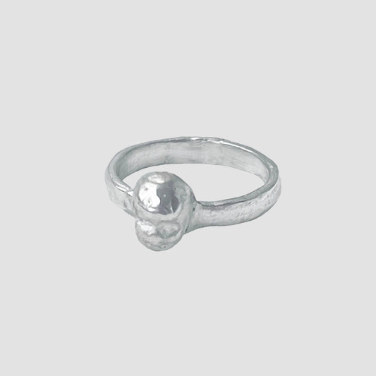FACE lV silver ring