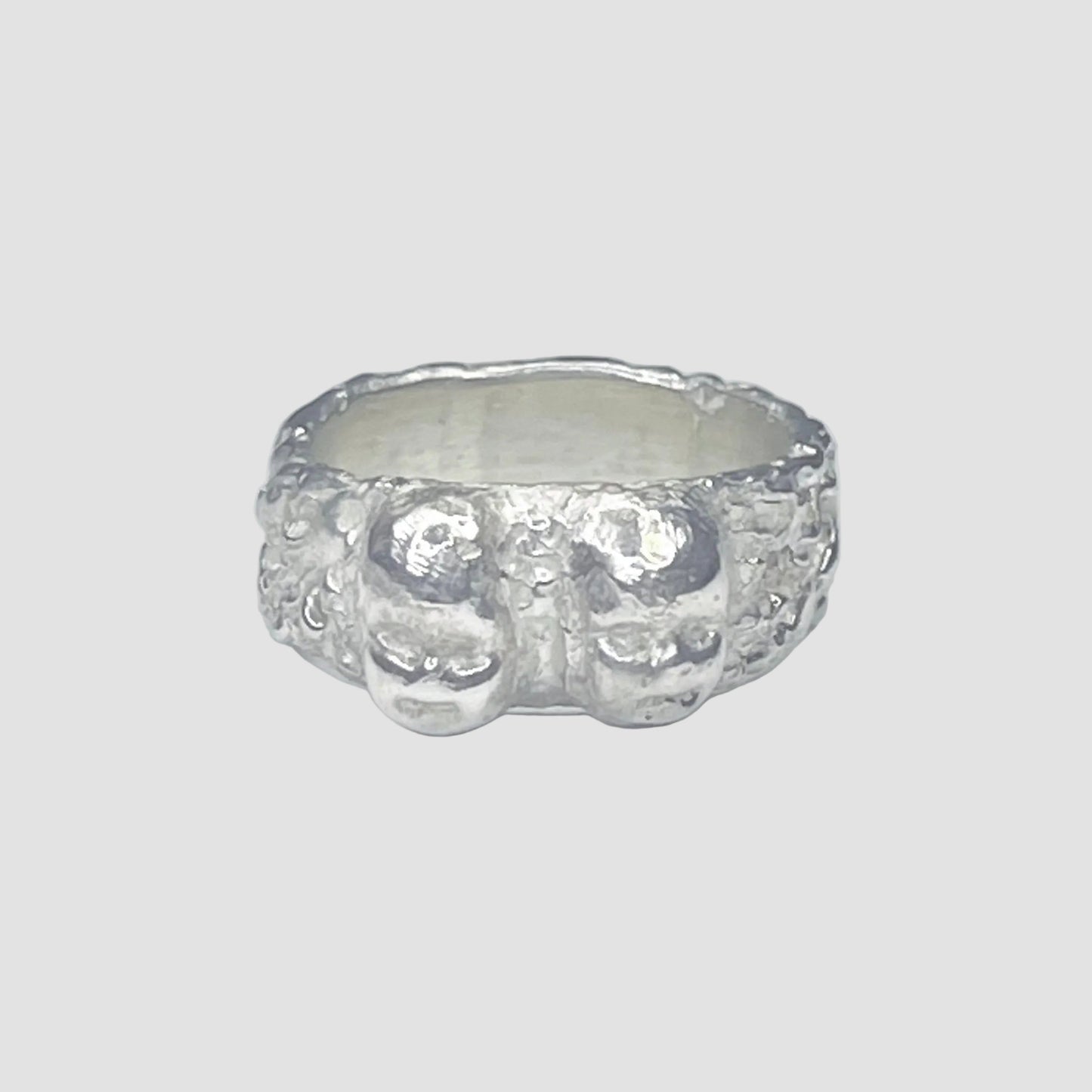 FACE II silver ring