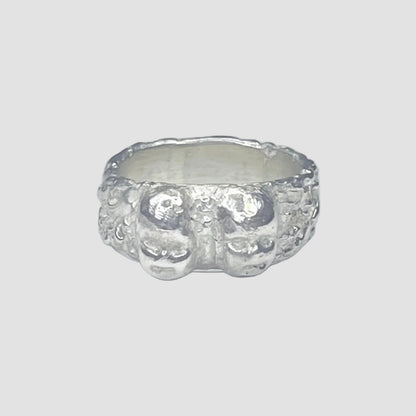 FACE II silver ring