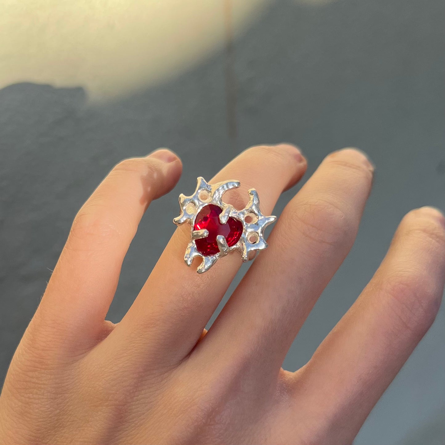 CREATONOTOS silver ring