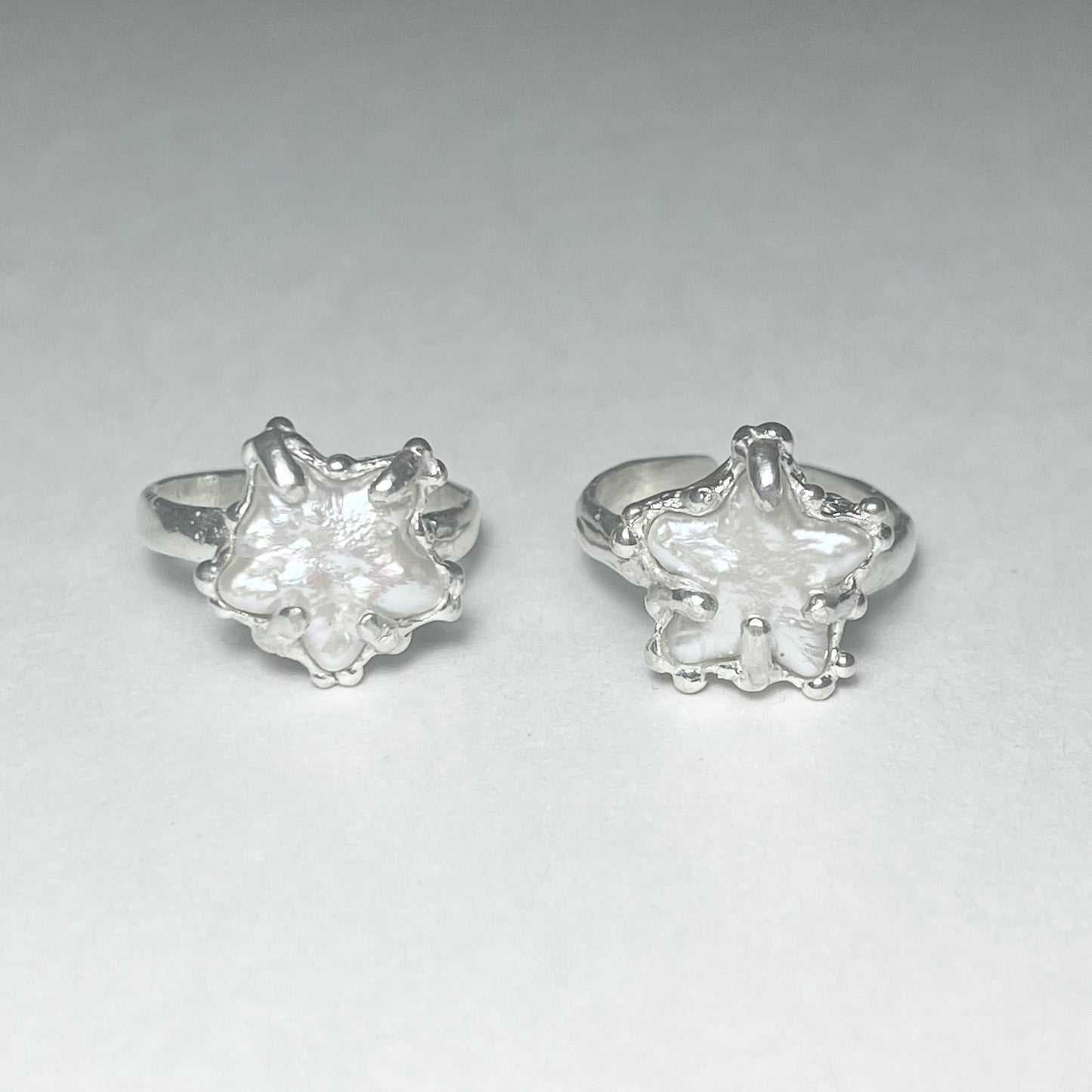 HYPHANTRIA silver ring