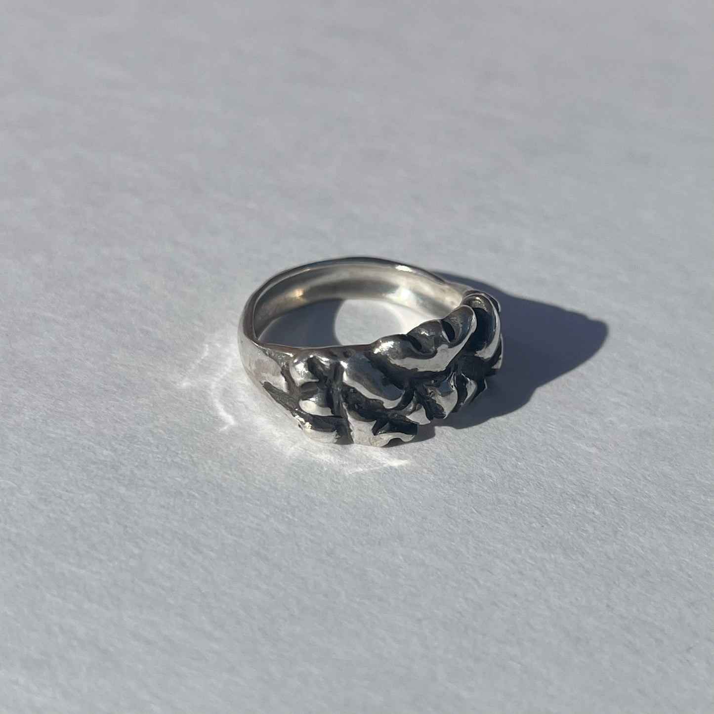BUTTE silver ring