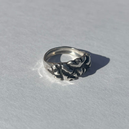BUTTE silver ring