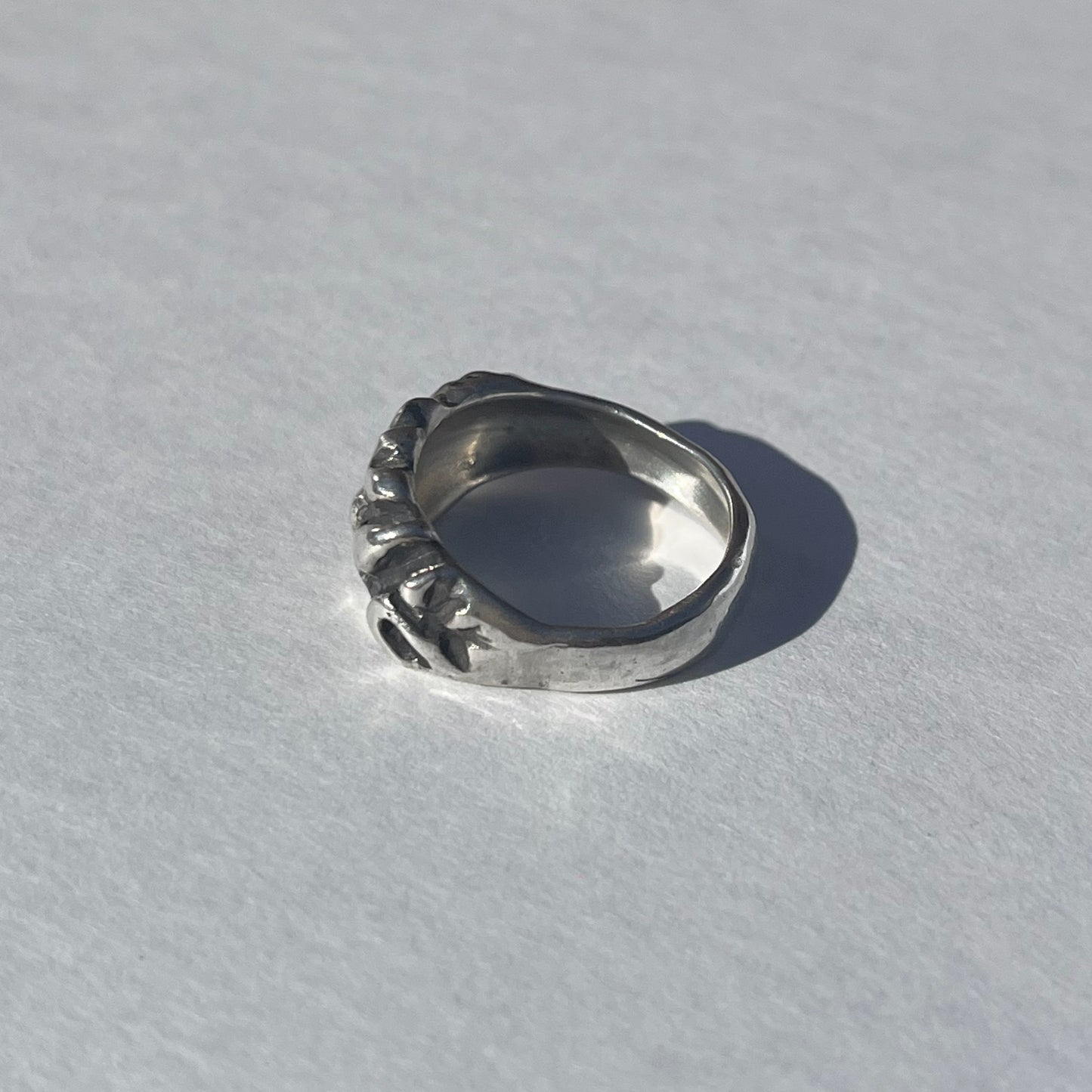 BUTTE silver ring